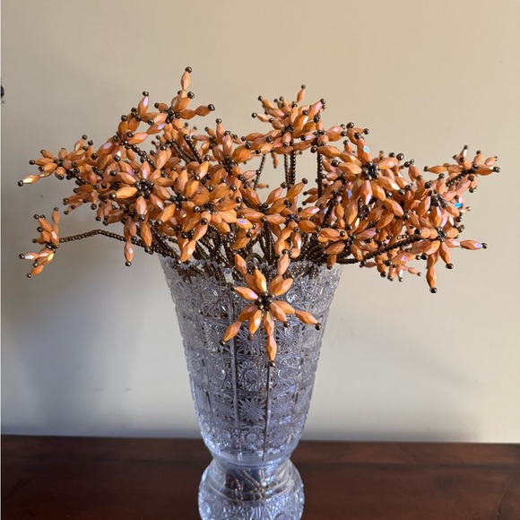 Artificial Handmade Beaded flower stems - Picture 3 of 4